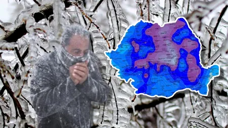 Prognoza meteo 21 ianuarie. Timp rece cu ninsori slabe la munte și ploi în zonele joase. Apoi vremea se schimbă radical