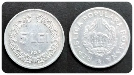Prețul cu care se vinde o monedă de 5 lei pe OLX. Colecționarii o consideră o comoară