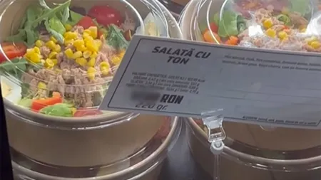 Cât a ajuns să coste o banală salată cu ton în Aeroportul Otopeni. Turiștii au crezut că e o glumă nesărată