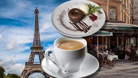 Nota de plată uriașă plătită de o româncă pentru o cafea și o prăjitură la Paris