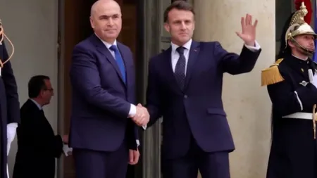 VIDEO Ilie Bolojan, primit de Emmanuel Macron la Palatul Élysée. Președintele interimar al României va participa la a doua reuniune privind războiul din Ucraina și securitatea europeană