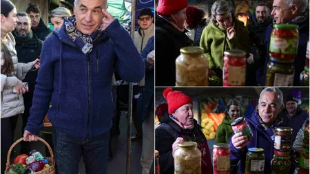 Călin Georgescu și soția Cristela le-au făcut vânzare masivă producătorilor români în ziua boicotării supermarketurilor. Printre produsele cumpărate: pătrunjel cu frunza mică, ceapă albă și roșie, murături