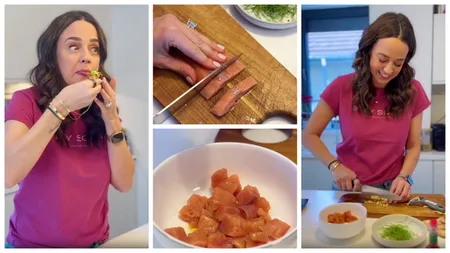 Cum pregătește Andreea Raicu rețeta de sushi tarts: „Au fost gata super rapid și chiar sunt super gustoase”