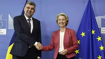 Marcel Ciolacu - întâlnire crucială, la Bruxelles, cu Ursula von der Leyen. Se discută renegocierea PNRR și probleme de securitate