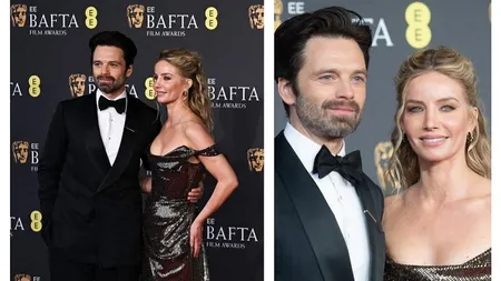 Sebastian Stan a pierdut titlul de „Cel mai bun actor” la premiile BAFTA. Cum a fost surprins alături de iubita sa, pe covorul roșu