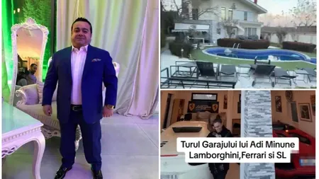 Cum arată vila din Ștefănești a lui Adrian Minune. Manelistul are un garaj special pentru cele mai scumpe mașini