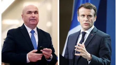 Ilie Bolojan, întâlnire informală cu Macron, la Paris, pe tema războiului din Ucraina. Cei doi preşedinţi vor discuta prin videoconferinţă cu liderii mai multor state