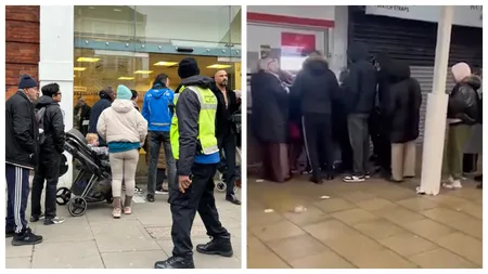 Cozi uriașe la bancomate, după ce s-au dat 