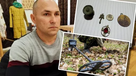 Comoara uriașă descoperită de un român la două ore de București. Ireal ce a găsit cu detectorul de metale
