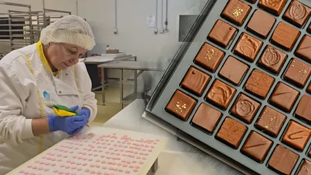 Fabrica românească de marțipan și ciocolată care produce doar pentru export. Are 70 de angajați și face peste 4.000 de sortimente
