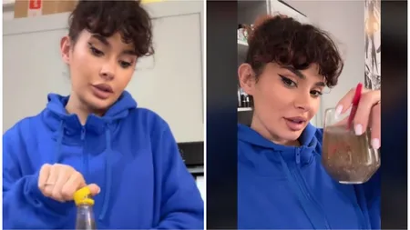 Marisa Paloma urmează cel mai recent trend de pe TikTok. Ce bea în fiecare dimineață: 