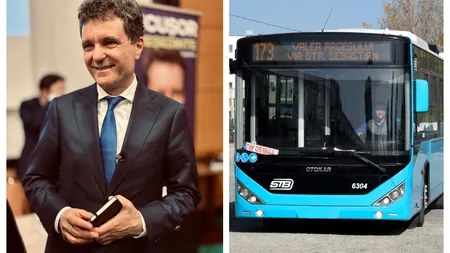 Nicușor Dan, vinovat pentru o gaură de 360 de milioane de lei. 400 de autobuze STB, folosite drept gaj la ANAF