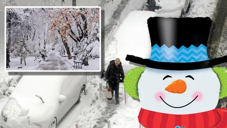 Ninsori în București în weekend. Meteorologii anunță că se va depune strat de zăpadă