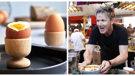 Secretul ouălor fierte, dezvăluit de Gordon Ramsay! Câte minute trebuie să fiarbă?
