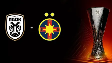 PAOK - FCSB: 1-2. Victorie uriaşă în Europa League pentru Gigi Becali. Returul, peste o săptămână