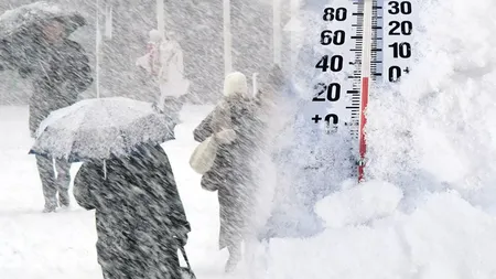 Prognoza meteo. Iarna vine în România, frig şi ninsori în aproape toată ţara