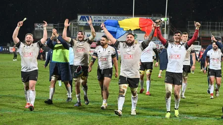 Naționala de rugby a României s-a calificat la Cupa Mondială din 2027. „Stejarii” se află pe al doilea loc în grupă, după Portugalia