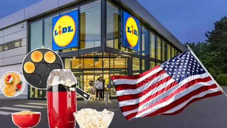 Produse alimentare și nealimentare la super-ofertă în Săptămâna americană la Lidl. Mâncăruri, electrocasnice și articole de îmbrăcăminte, nelipsite din casele de peste Ocean, se vând ca pâinea caldă la Lidl România