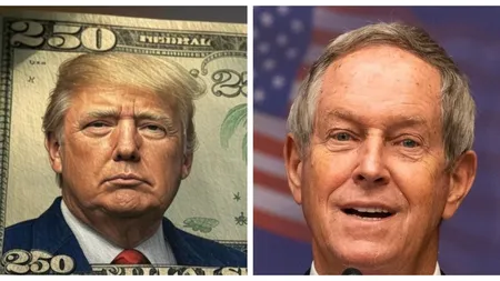 Proiect de lege pentru o bancnotă nouă, în valoare de 250 de dolari, cu figura lui Donald Trump