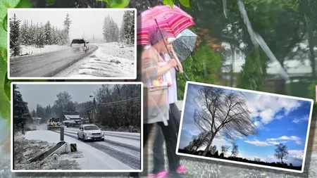 Un val de aer polar cuprinde România după temperaturile de vară. ANM anunță vreme rece, cu ninsori, ploi și vânt puternic