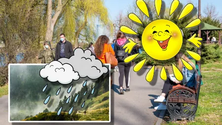 Prognoza meteo 14 martie. Vreme caldă, dar și ploi și vijelii. Apoi temperaturile scad semnificativ