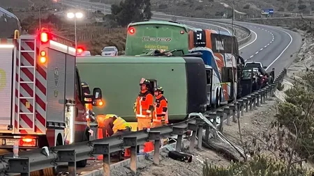 Accident grav în Chile. Patru autocare au fost implicate. Sunt șase morți și 70 de răniți