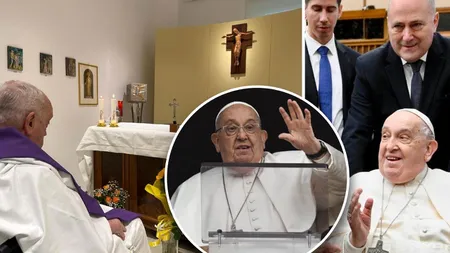 Cum arată Papa Francisc, la mai bine de o lună după ce a fost internat în spital