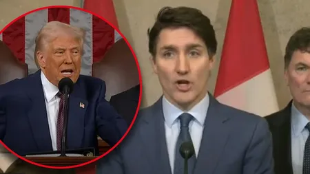 Justin Trudeau îl acuză pe Trump de încercarea de a distruge economia Canadei pentru a o anexa