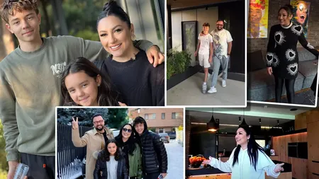 Cum arată casa familiei Măruță. Vila din nordul Capitalei are piscină și un studio special pentru David și Eva