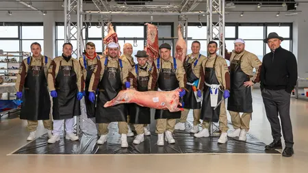 Măcelari de Elită: Peste 6 tone de carne tranşată şi 120 de ore de antrenamente pentru viitorul unei meserii