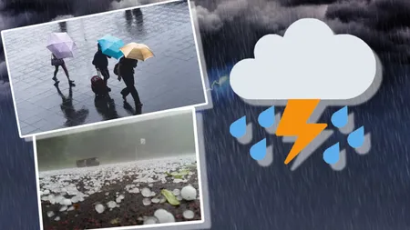 Prognoza meteo. Averse, descărcări electrice şi grindină, deja apar fenomene meteo specifice verii