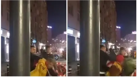 Bătaie ca-n filme între voluntarii AUR şi POT în Bucureşti. De la ce a pornit scandalul VIDEO