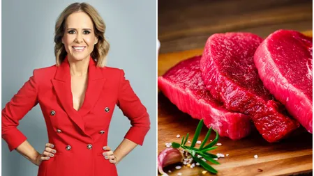 Mihaela Bilic, adevărul despre carnea roșie. Ce cantitate este bine să consumăm pe săptămână: 