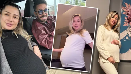 Câte kilograme a luat până acum Claudia Puican în sarcină? Soțul ei, Armin Nicoară, a filmat-o în timp ce își mângâia burtica