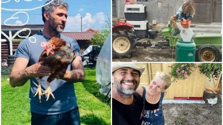 Dragoş Bucur se pregăteşte de Paşte. Imagini virale de la ferma familiei filmate în miez de noapte
