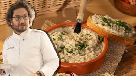 Chef Florin Dumitrescu, criticat de gospodine. Greșeala pe care a făcut-o când a preparat salată de vinete
