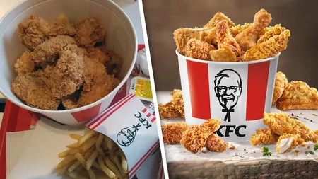 Un român a rămas cu buza umflată după ce și-a comandat un bucket de la KFC. I-a trecut și pofta de mâncare când a văzut ce a primit