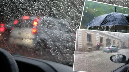 Cod galben de furtuni, vijelii și grindină în mai multe zone, inclusiv la București. Cod portocaliu de ninsori la munte