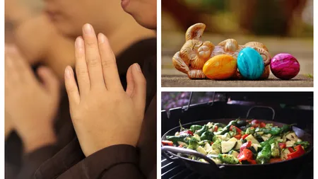 POSTUL PAȘTELUI 2025. Ce alimente se mânâncă și când e dezlegare la pește. Este cel mai greu post din an