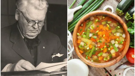 Supă de post, rețeta preferată a lui Mihail Sadoveanu. Este simplu de făcut și extrem de gustoasă