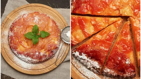 Tort de mere gata în 15 minute. Rețeta este de post și ai nevoie doar de câteva ingrediente