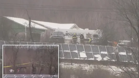Avion prăbuşit, toţi cei de la bord au murit în urma coliziunii. Primele imagini cu epava VIDEO