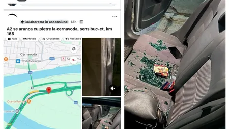 Incident şocant pe Autostrada Soarelui. Maşini atacate cu pietre în zona Cernavodă VIDEO