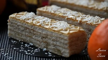 Prăjitură cu cocos fără coacere. Rețeta de post delicioasă, potrivită pentru orice ocazie