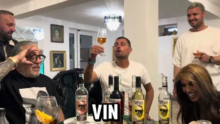 Serghei Mizil și-a lansat propria marcă de vinuri. I-a chemat la degustare, la Snagov pe Tamaș, Budescu și Alexa: 