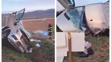 Accident grav între un microbuz și un camion în Cluj. Trei persoane au murit pe loc