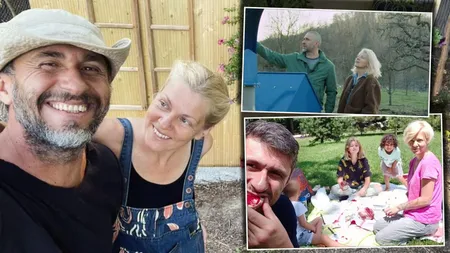 Dana Nălbaru și Dragoș Bucur, activități la țară pe timp de primăvară. Cunoscutul actor, surprins în plină 