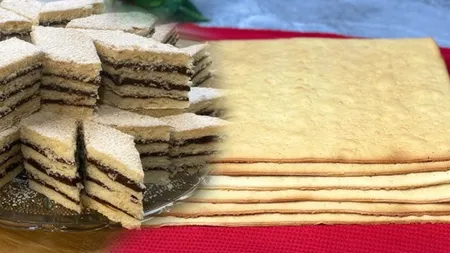 Rețeta perfectă pentru foile de prăjitură. Trucul secret care le face să devină moi și pufoase