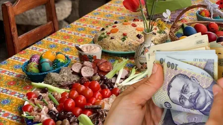 Cea mai scumpă masă de Paşte din ultimii 30 de ani. Cu cât au crescut preţurile produselor tradiţionale
