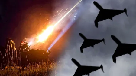 Război în Ucraina. Atac masiv cu drone la Kiev, populaţia este îndemnată să stea în buncăre, au sunat sirenele antiaeriene